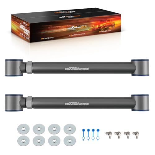 maXpeedingrods Lot de 2 bras de suspension arrière inférieurs réglables droite gauche pour Jeep Grand Cherokee WJ 1999-2004