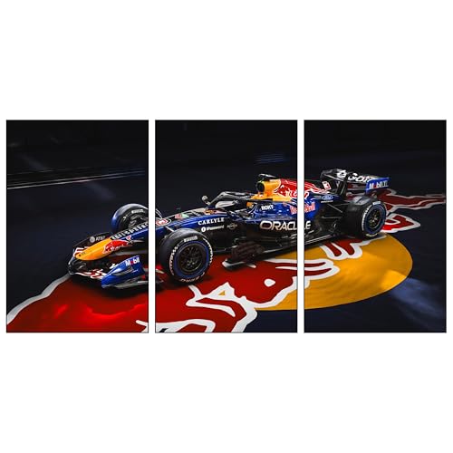 Image of Wrap & Wish Formula 1 2026 Red Bull Racing RB22 Isometric View Wall Split Posters Set (A3 Size, 12x18 Inch) | Pack of 3 | Vintage F1 Designs & Marvel Room Decor