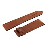 Longines Skin Diver Uhrenarmband, Kalbsleder, Braun, 22 mm