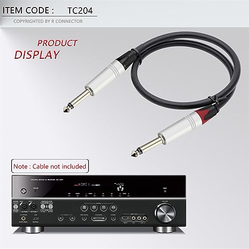 Conector jack 6.35 mm macho para reparar cables de guitarra y microfonos en estudios de musica 6