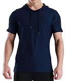 ④Elastische Stoff für eine größere Brust und eine schlanke Passform, die Ihren muskulösen Körper perfekt zur Geltung bringt. Kapuzenshirt Kann als aktive Sport- oder Bodybuilding-Bekleidung oder als Freizeitkleidung im Freien oder zu Hause verwendet werden.