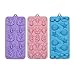 webake 3 Pezzi Stampo in Silicone per Cioccolato Cioccolatini Caramelle Cubetti di Ghiaccio Stampi da Forno Unicorno Antiaderente Stampi per Dolci in Gelatina Teglia da Forno