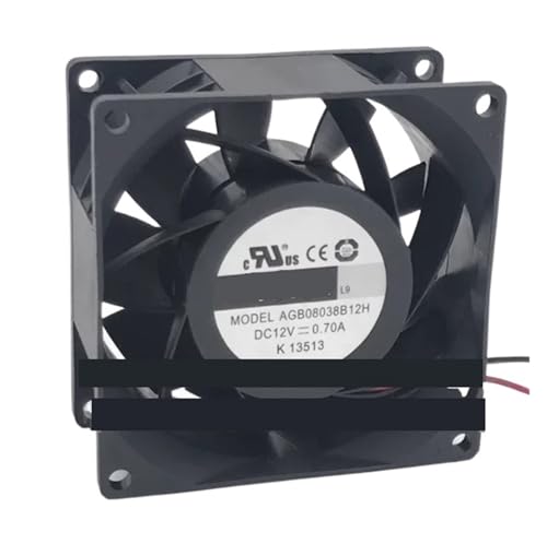 Ventilateur de refroidissement DC 12 V AGB08038B12H haute pression