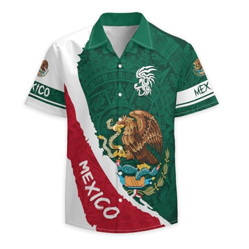 Men's Hawaiian Shirt Button Down Short Sleeve Casual Beachwear Novelty Print Shirt2