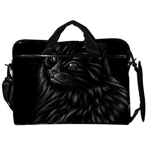 Maletín para portátil de 15 pulgadas que evita arañazos con diseño ergonómico de gato