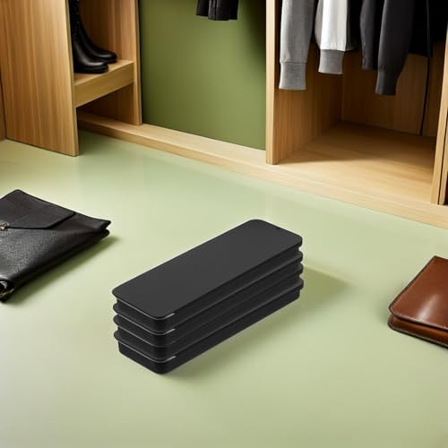 Boîte métallique rectangulaire noire de rangement avec fermeture à glissière