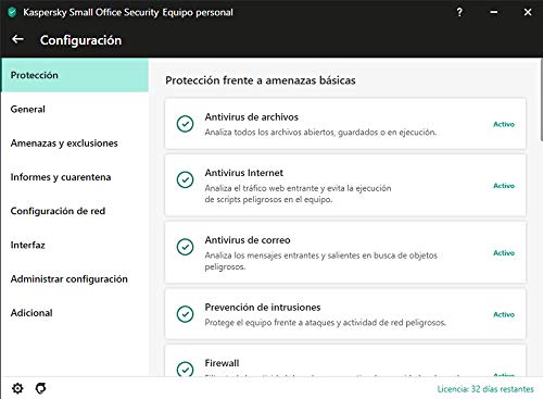 Kaspersky Small Office Security | 7 Dispositivios 7 Móviles 1 Servidor | 1 Año | PC / Mac / Android / Servidor | Código de activación vía correo electrónico