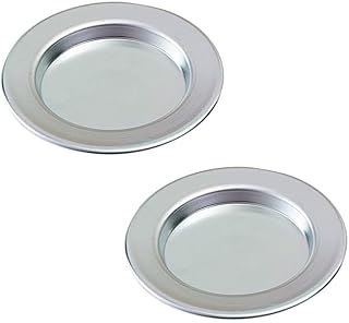 Aluminium Kunafa - Kunefe Plate Mould 8 Inches - Set of 2 (8 Inches)