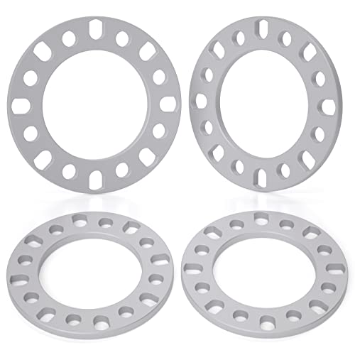 dynofit 12mm 8x165.1 8x170 8x180 Wheel Spacers for F-250 E-350, Ram 2500 Ram 3500, Express 3500 K3500 Silverado 2500 Suburban 2500, Sierra 2500HD 3500HD and More 8Lug Tuner Wheels