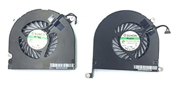 Ittecc Laptop CPU Cooling Fan Left and Right Set Replacment Fit for Pro A1297 17&quot; Unibody 2009 2010 2011 DC 5V 2W Compatible with Part MG45070V1-Q010-S99 MG45070V1-Q021-S9A
