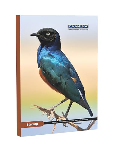 Image of KAANUKA Long Size Notebook - 300 Pages, Ruled, Single Line, Long Size - 27.2cm X 16.7cm, Pack Of 6 Notebooks, Long Size Single Line Notebooks for School and College Students