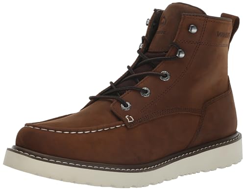 Wolverine Compensé unisexe, bottes de 15,2 cm non doublées à semelle amortissante stable