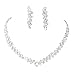 Produktbild Unbekannt Set Collier Halskette Perlen Strass Brautschmuck Hochzeit Braut SCHMUCK Hochzeit
