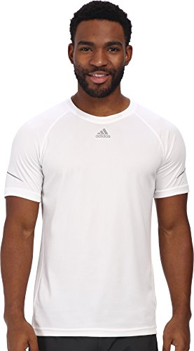 adidas Performance Men's Sequentials Climachill Run Shorts Sleeve Tee