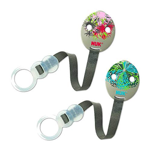 KIT NUK 01 Porta Chupeta Romero Britto + 01 Prendedor de Chupeta Decorado