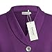 Ouncuty Womens Tunic Tops,Women Flowy Tops Long Sleeve V Neck Tunic Sweatshirts Flattering Tunics Shirts Button Down Blouses Elegant Dressy Hoodie Ladies Casual Loose Pleated Sweaters,Purple Medium