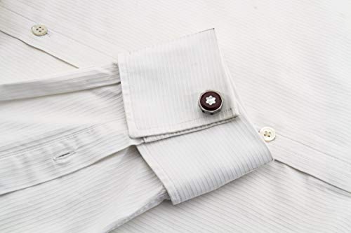Men's Iconic Star Emblem Formal Executive Cufflinks