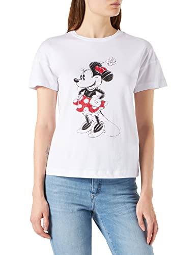 Springfield Blusón Flores Lino Blusa, Kaki Medio, Regular para Mujer