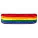 Suddora Headbands (Also in Neon Colors) - Athletic Cotton Terry Cloth Head Sweatband for Sports (Rainbow)