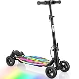 Electric Scooter for Kids w/ 4 Wheels, 250W Brushless Motor, Max 10 MPH, Up to8.5...