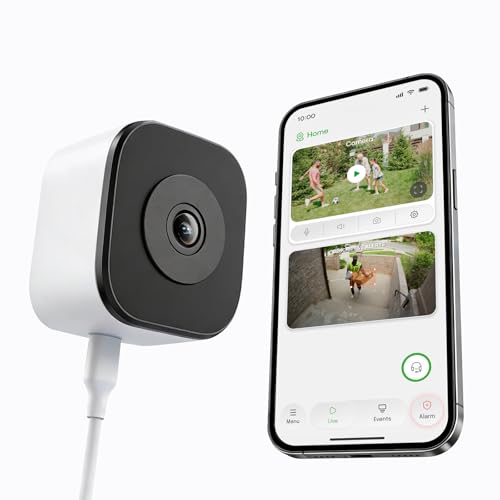 HomiQ 5MP 3K No Drill Window Security Camera 2.4GHz & 5GHz WiFi Indoor Window Camera Color Night Vision with Anti-Glare Person and Motion Detector 24/7 Recording Easy Install for Apartment Rental