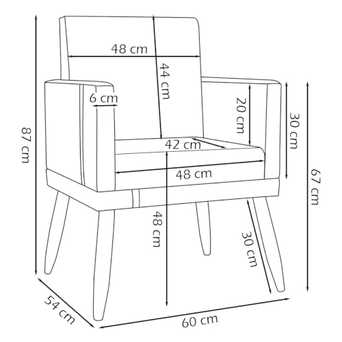 Kit 2 Poltronas Decorativas Para Sala Cadeira Recepção Lis Corino e Suede Verde Pé Palito 30cm