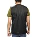 Professional Barber New Shirt Jacket Men's Women Sleeveless and Features 2 Pockets for Barber Tools And One Way Zipper (Black-Yellow, Large)