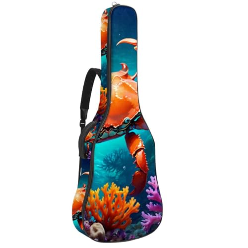 Sac pour guitare avec poches et couche de protection contre les chocs