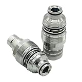 Nakkaa 6680018 6679837 Hydraulic Connect Coupler Male Female Coupler Kit Replacement for 753-883 A22