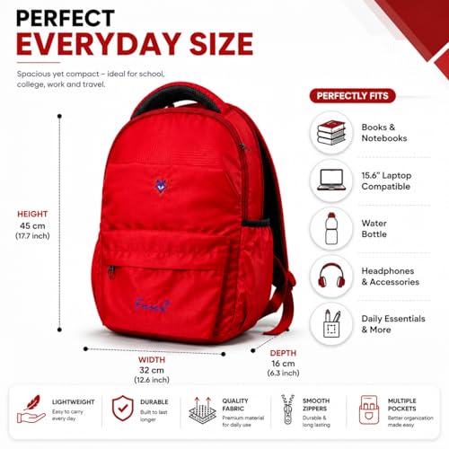 Image of Devinbha Waterproof Backpack | Stylish & Durable School, College & Travel Bag for Boys, Girls, | Lightweight Everyday