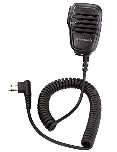 Compact Speaker Mic with Reinforced Cable for Motorola Radios BPR40 CLS1410 CLS1110 CP200D CP200 CP200XLS CP185 DTR410 PR400 RDU4100 RDU4160D RMU2040 RMU2080D RMU2080 CLS DTR RDU, Shoulder Microphone - Thumbnail 6