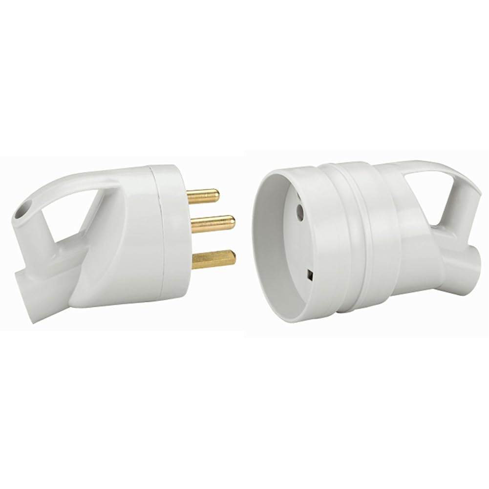 LEGRAND - Fiche 2P+T 20A 400V~ - avec anneau - vrac avec Prolongateur 2P+T 20A 400V~ - avec anneau