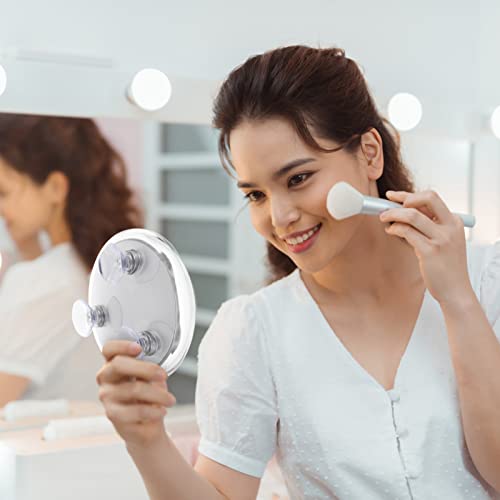 FOMIYES Espelho de Aumento Com Ventosa 20X Espelho de Aumento Portátil Maquiagem Facial Espelho Cosm