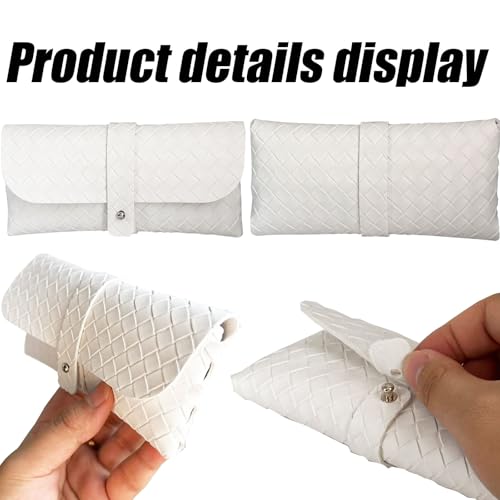 Image of Glasses storage bag Travel sunglasses myopia glasses storage bag Fashion leather storage bag