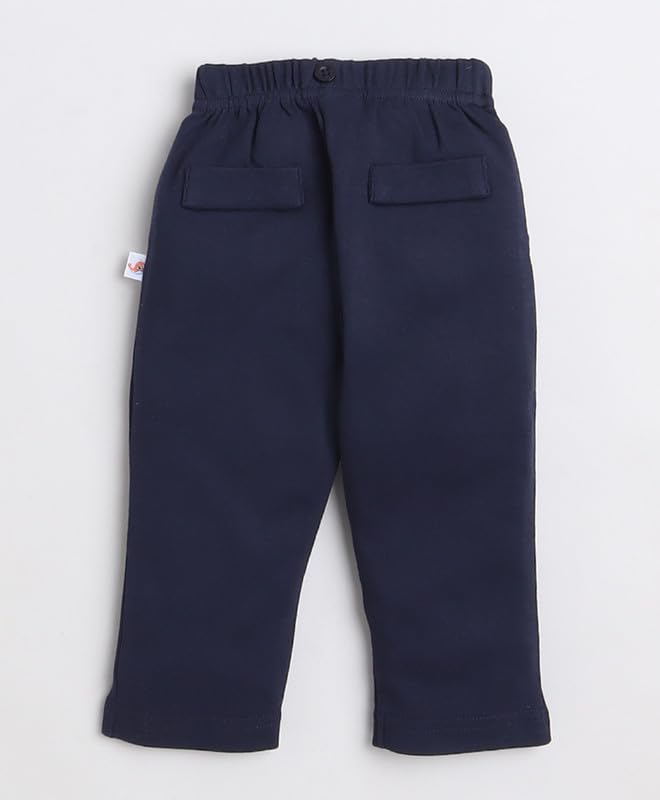 BUMZEE Peb8583 - Pantalones de algodón con tirantes y gorra, color liso, manga completa