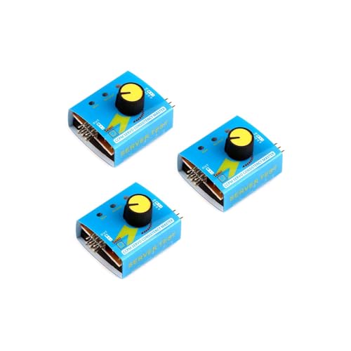 hiBCTR 3 - Piece Set of RC servo Testers.These 3-Channel Digital Units can Check ECS Consistency, Adjust Speed Controllers,and Serve as Steering Gear Testers & CCPM Masters for RC helis、Cars、Boats.
