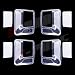 A-PADS 4 Chrome Door Handle Covers For Ford F-250, F-350, F-450 + Super Duty 1999-2016 - WITHOUT Passenger Keyhole