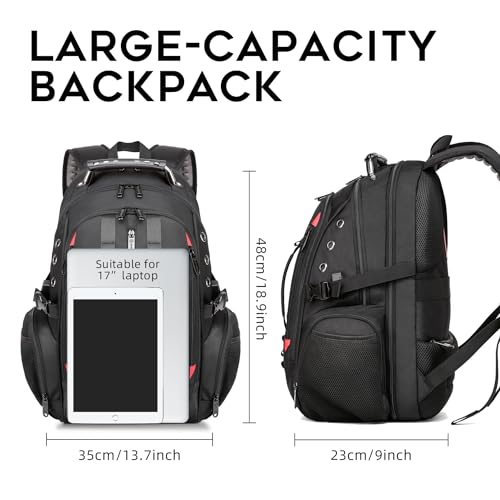 Image of BANGE Backpack with USB Charging Port (1901 Black)