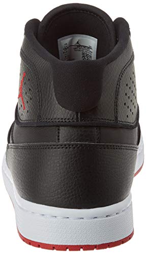 Nike Men's Basketball Shoes, Multicolour Black Gym Red White 001, 10 Uk #TOP2