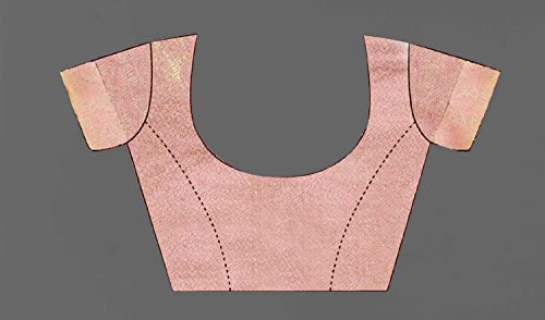 C J Enterprise Women's Banarasi Organza Silk Saree Pure Kanjivaram Silk Saree With Blouse Piece (paithani Organza Mogra) - Image 5