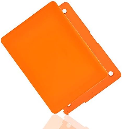TOP CASE - Classic Series Rubberized Hard Case Compatible Old Generation MacBook Pro 13-Inch (13" Diagonally) with CD-ROM/DVD Drive Model: A1278 - Orange