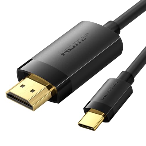 VENTION USB C - HDMI�P�[�u���A4K@60Hz�A2K@120Hz�A1080P@144Hz�AType C/Thunderbolt iPad Pro/Air�AiPhone 16/15�AMacBook Pro/Air�AMac mini�AGala