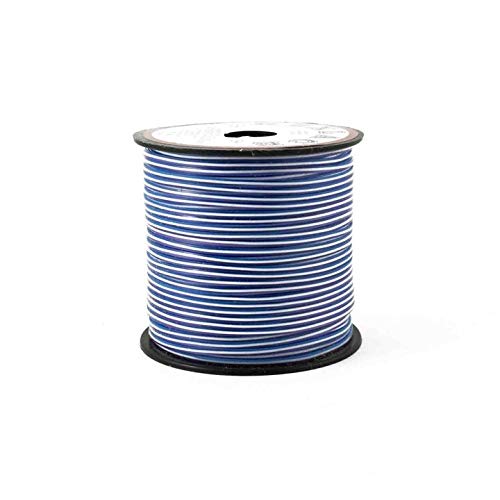 Clear Blue, White, Clear Purple Combination Plastic Craft Lace Lanyard Gimp String Bulk 100 Yard Roll
