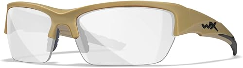 Miniatura 6 de Wiley X WX Valor - Gafas de sol tácticas de seguridad para hombres, protección UV inastillable para combate, tiro y pesca, monturas de color marrón