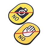 VALICLUD 2 Stück Hunde Aufnäher „Nicht Streicheln“ mit Abnehmbare Social Identifikations Patches aus Stoff für Hundegeschirr und Leine Leuchtend und Robust für Sichere Hundekommunikation