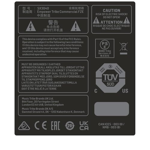 Behringer SONIC EXCITER SX3040 V2 Ultimativer Prozessor zur Verbesserung des Stereoklangs