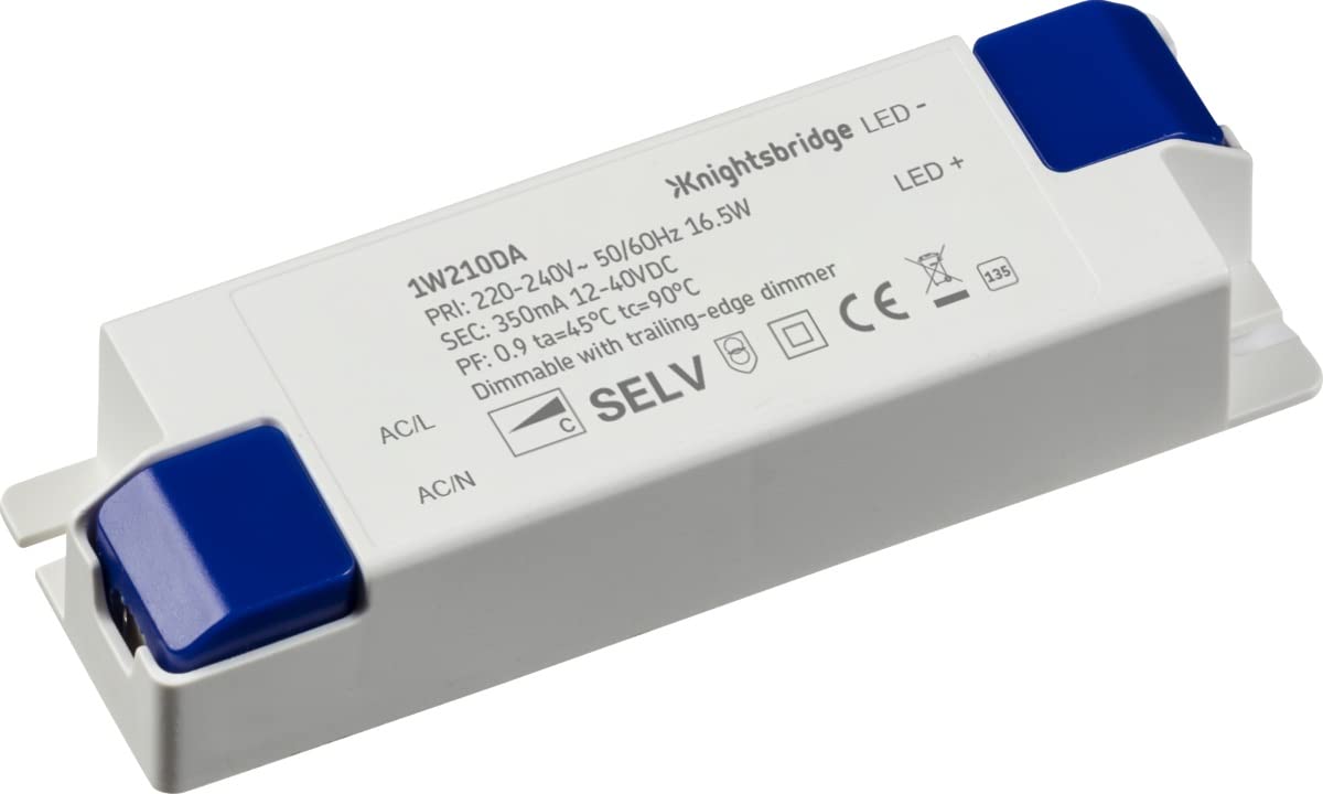 Knightsbridge Ip20 350Ma 16.5W Constant Current Dimmable Led Driver