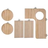 LOORGVEL 跳板踏台点 小動物用デリケートジャンピングスタンド ハムスター チンチラ モモンガ 飼育ケージ内装 クライミングボード 運動不足