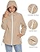 TCOT Women's Waterproof Rain Jacket Lightweight Hooded Raincoats Travel Jackets Outdoor Packable Windbreaker Khaki M