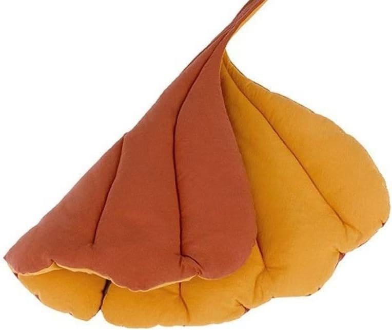 リバーシブルリーフソファ分離マット/スリップイチョウ葉ペットマット 犬/猫用 - 洗えるソファプロテクターパッド(イチョウ、L)